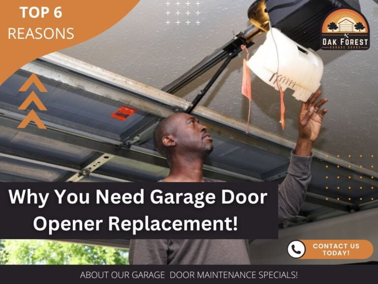 Top 6 Reasons Why You Need Garage Door Opener Replacement!