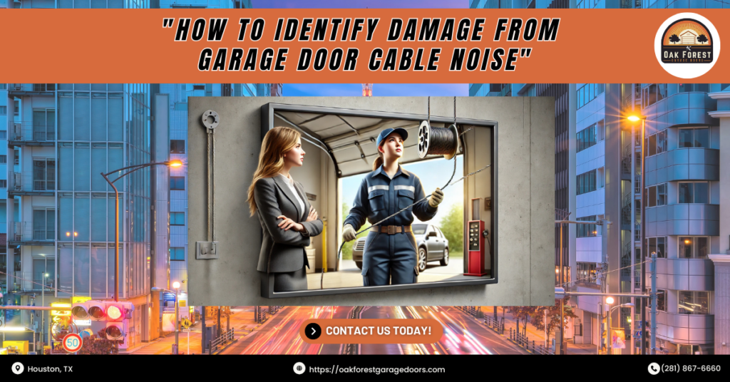 How to Identify Damage from Garage Door Cable Noise 10 Oak Forest Garage Doors 1 1