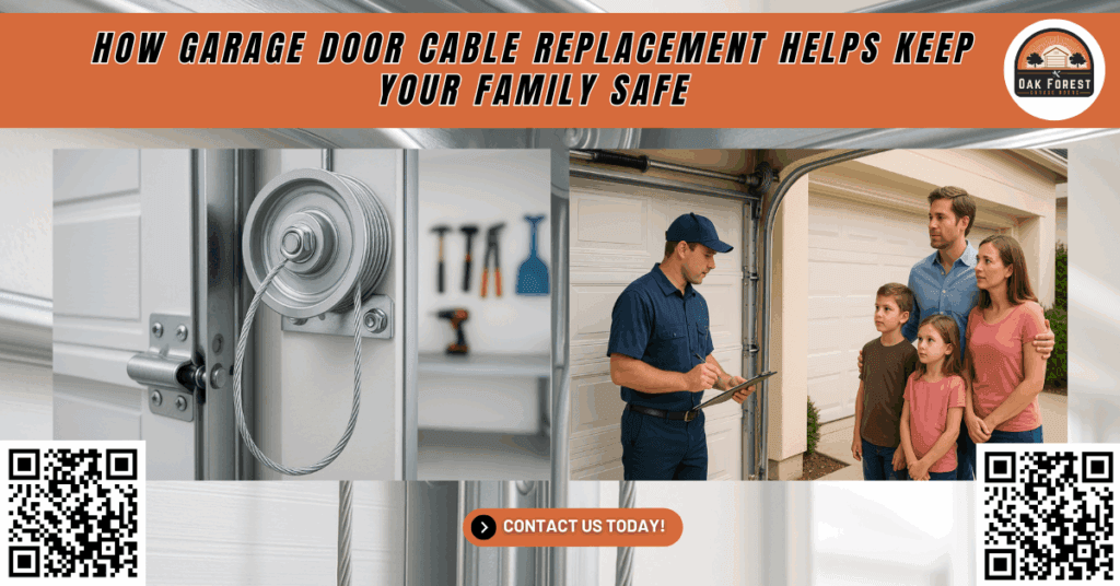 How Garage Door Cable Replacement Helps Keep Your Family Safe 2 How Garage Door Cable Replacement Helps Keep Your Family Safe - Oak Forest Garage Doors