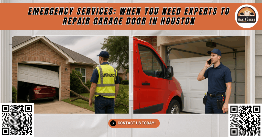 Emergency Services: When You Need Experts to Repair Garage Door in Houston 1 Oak Forest Garage Doors 1 1