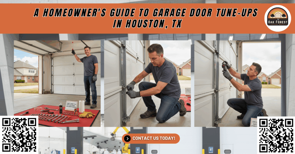 A Homeowner’s Guide to Garage Door Tune-Ups in Houston, TX 2 A Homeowner’s Guide to Garage Door Tune-Ups in Houston, TX - Oak Forest Garage Doors