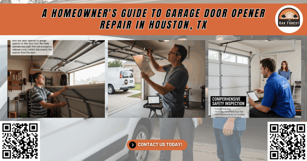 A Homeowner’s Guide to Garage Door Opener Repair in Houston, TX 2 A Homeowner’s Guide to Garage Door Opener Repair in Houston, TX - Oak Forest Garage Doors